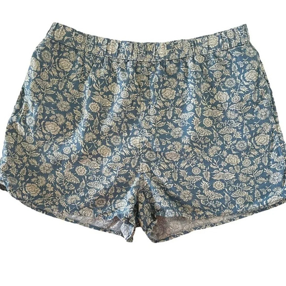 Universal Thread Floral Linen Rayon Blend Shorts Pockets Tropical Boho Size XL - Picture 8 of 9